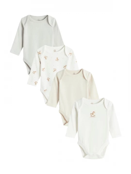 Obrázek produktu Cool Club Dupačky / body světle béžová / bílá / offwhite