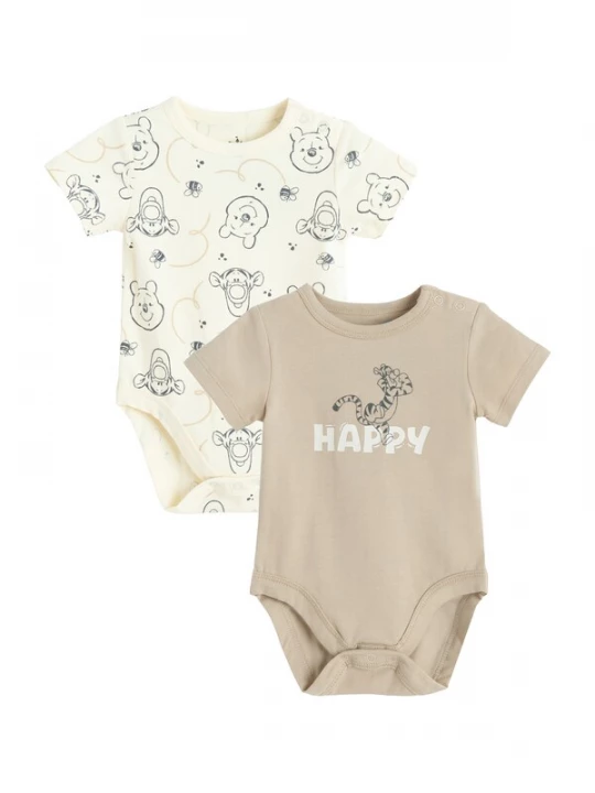 Obrázek produktu Cool Club Dupačky / body 'WINNIE THE POOH' světle béžová / tmavě béžová / černá