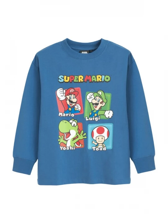 Obrázek produktu Cool Club Mikina 'SUPER MARIO' modrá