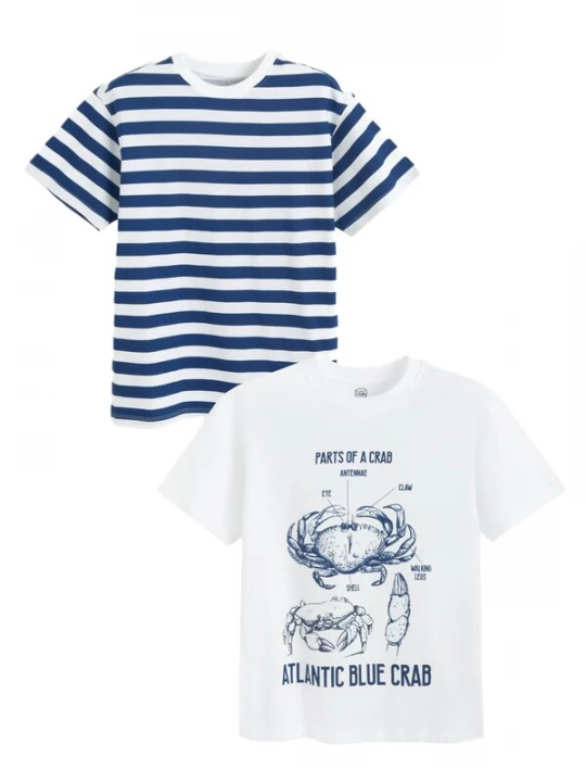Obrázek produktu Cool Club Tričko kobaltová modř / bílá
