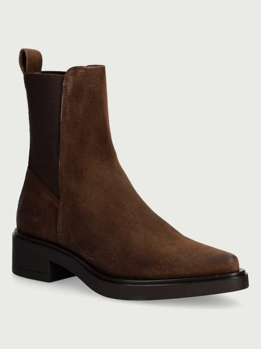 Obrázek produktu Copenhagen kotníkové Chelsea boty dámské semišové vintage suede hnědá