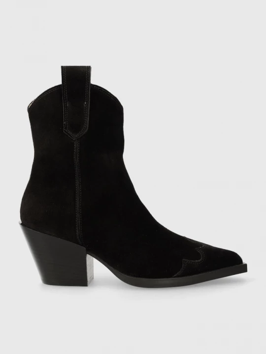 Obrázek produktu Copenhagen Semišové kovbojské boty Copenhagen CPH238 suede černá