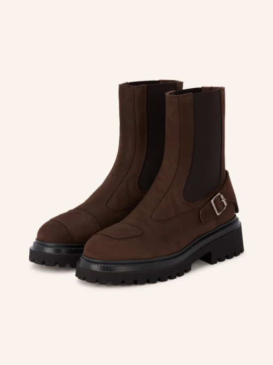 Obrázek produktu Copenhagen Studios Chelsea Boots cph950 tmavě hnědá / stříbrná