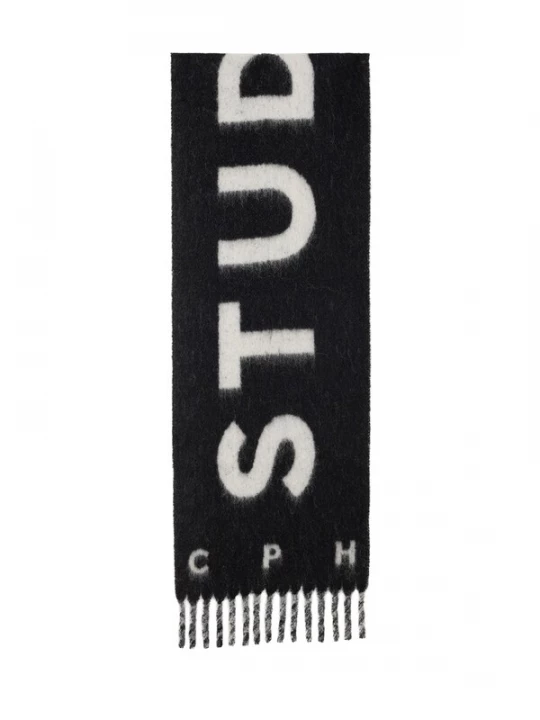 Obrázek produktu Copenhagen Studios Šála 'Shawl 13' černá / offwhite