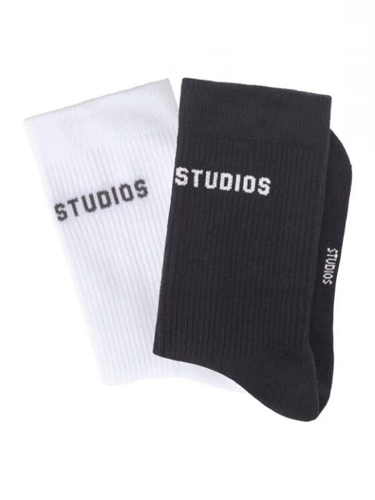 Obrázek produktu Copenhagen Studios Sportovní ponožky antracitová / bílá