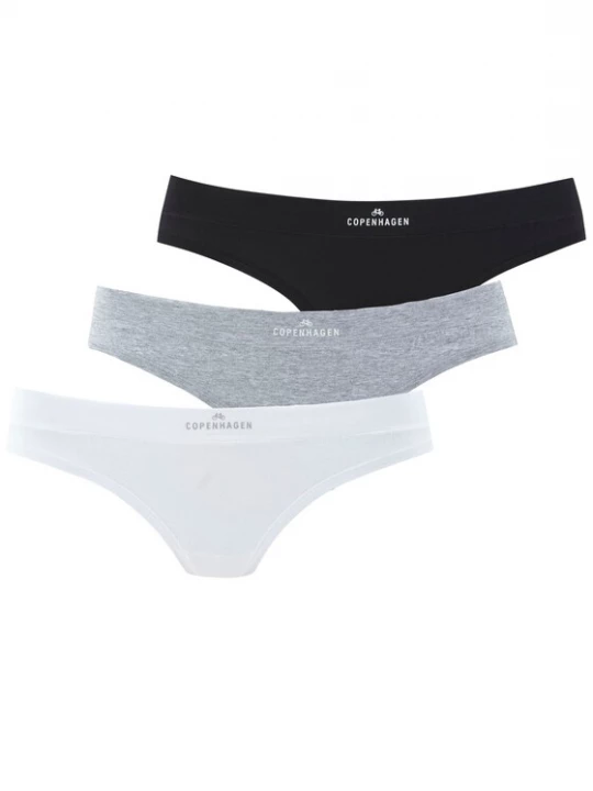 Obrázek produktu Copenhagen Studios Tanga šedá / černá / bílá