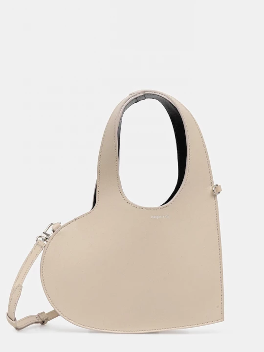 Obrázek produktu coperni Kožená kabelka Coperni Mini Heart béžová