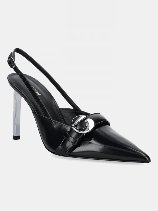 Obrázek produktu coperni Kožené lodičky Slingback Belt Heel černá