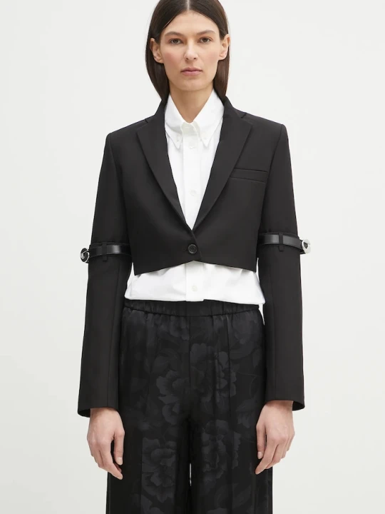 Obrázek produktu coperni Sako Hybrid Cropped Tailored černá