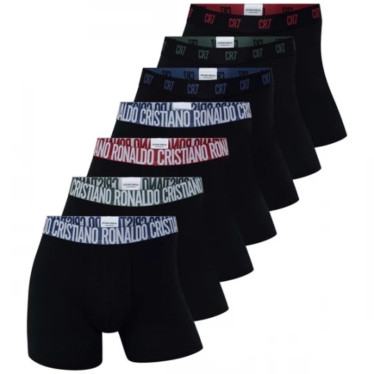 Obrázek produktu CR7 - Cristiano Ronaldo Boxerky tmavě modrá / zelená / bordó / černá