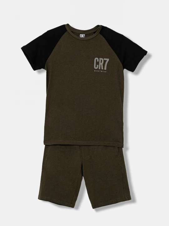 Obrázek produktu CR7 Cristiano Ronaldo Dětské bavlněné pyžamo CR7 Cristiano Ronaldo zelená