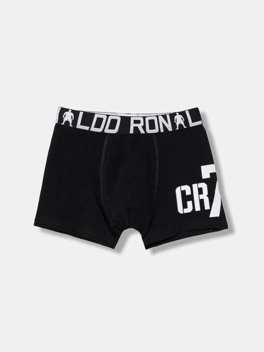 Obrázek produktu CR7 Cristiano Ronaldo - Dětské boxerky (2-pack) černá