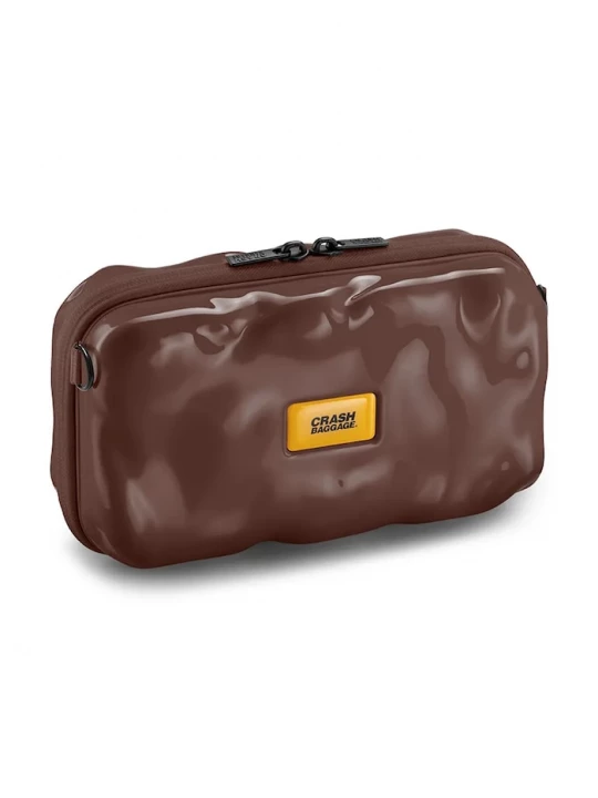 Obrázek produktu Crash Baggage Kosmetická taštička MINI ICON TONE ON TONE 22x12x8 cm hnědá