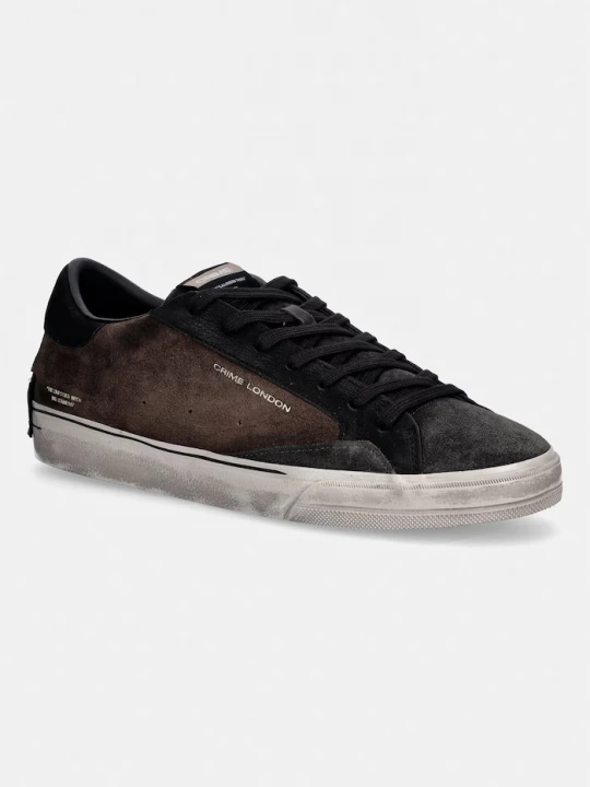 Obrázek produktu Crime London DISTRESSED 2.0 sneakers boty pánské semišové hnědá