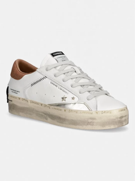 Obrázek produktu Crime London DISTRESSED PLATFORM sneakers boty dámské kožené