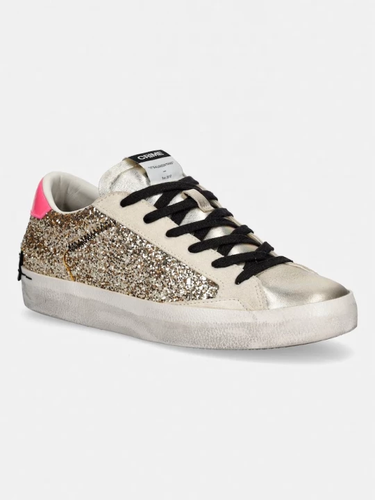 Obrázek produktu Crime London DISTRESSED sneakers boty dámské zlatá