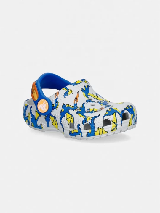 Obrázek produktu Crocs Dětské pantofle CLASSIC DRAGON GRAPHIC CLOG T
