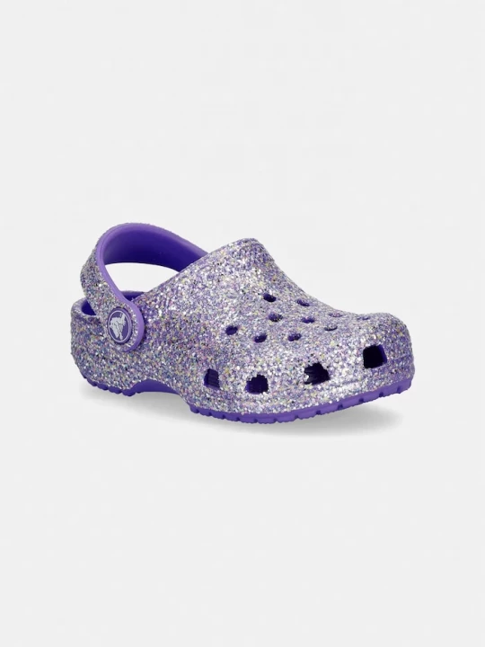 Obrázek produktu Crocs Dětské pantofle Crocs CLASSIC FANTASY GLITTER CLOG T fialová