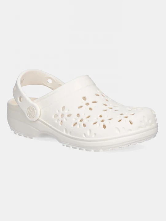 Obrázek produktu Crocs Pantofle Crocs CLASSIC FLORAL CUT OUT CLOG KIDS béžová