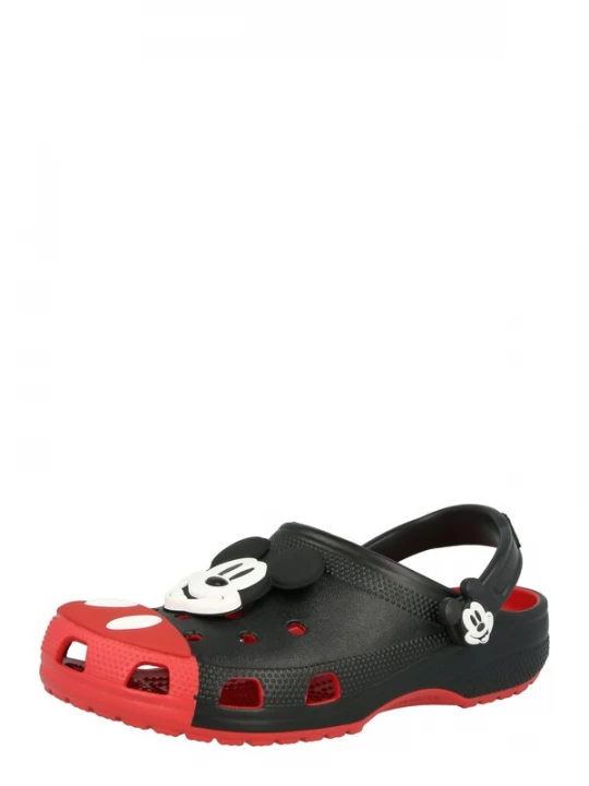 Obrázek produktu Crocs Pantofle 'Mickey Mouse' ohnivá červená / černá / bílá