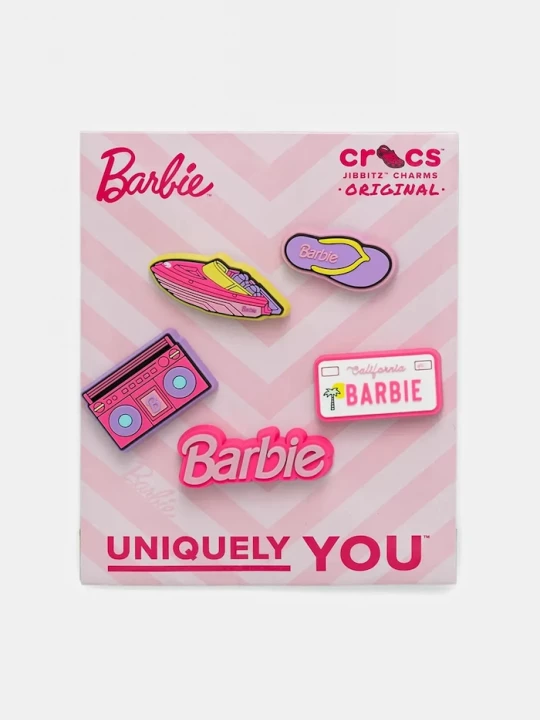Obrázek produktu Crocs Připínačky na dětské boty Crocs Barbie Retro 5 Pck 5-pack růžová