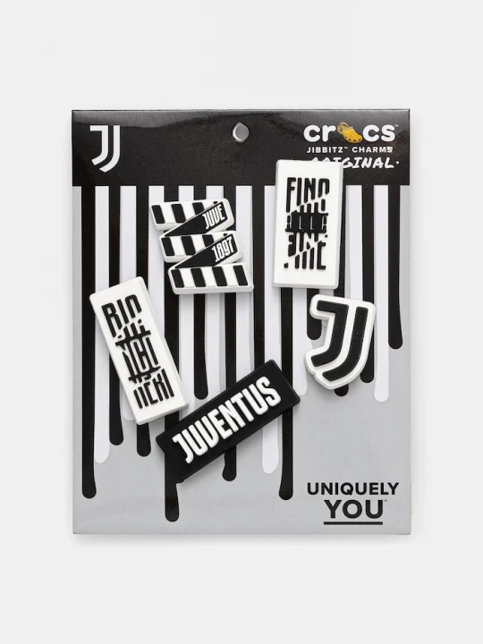 Obrázek produktu Crocs Připínačky na dětské boty Crocs Juventus 5Pck 5-pack černá