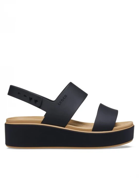 Obrázek produktu Crocs Sandály Brooklyn Matte Wrap Low Wedge 211802 Černá