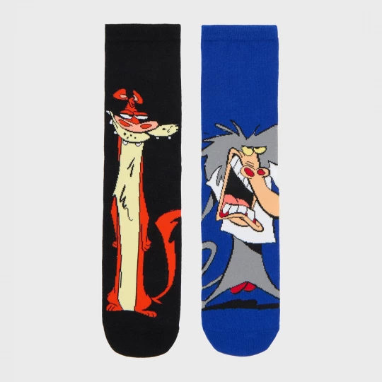 Obrázek produktu Cropp - Dvojbalení ponožek s potiskem I Am Weasel - modrá