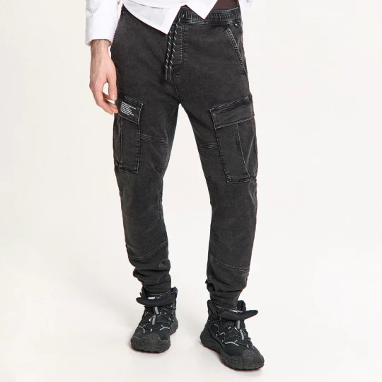 Obrázek produktu Cropp - Džínové joggery - šedá