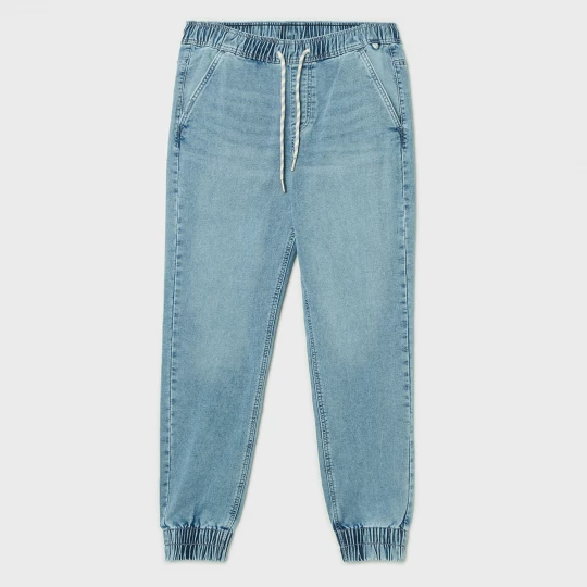 Obrázek produktu Cropp - Džínové kalhoty joggers se sepraným efektem - modrá