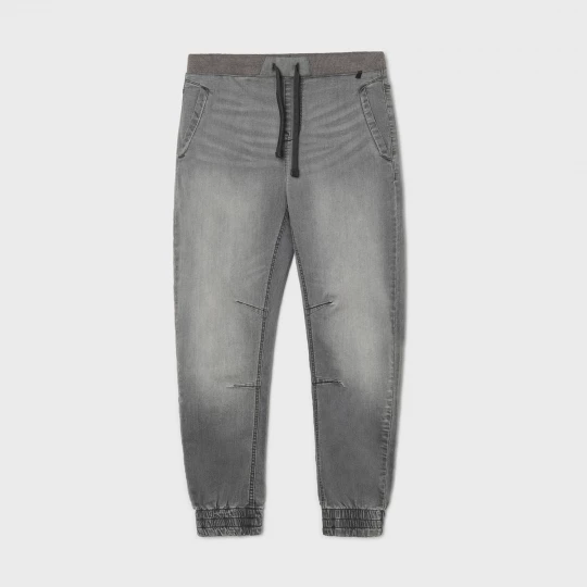 Obrázek produktu Cropp - Džínové kalhoty joggers se sepraným efektem - šedá