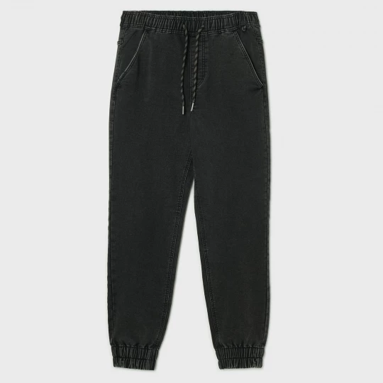 Obrázek produktu Cropp - Džínové kalhoty joggers se sepraným efektem - šedá