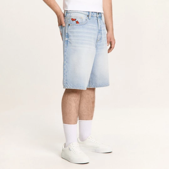 Obrázek produktu Cropp - Džínové šortky baggy - modrá