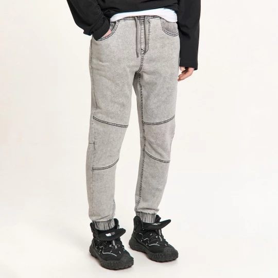 Obrázek produktu Cropp - Džíny joggers - světle šedá
