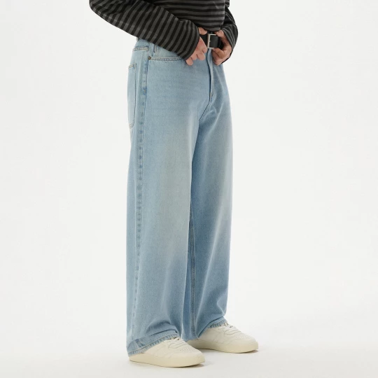 Obrázek produktu Cropp - Džíny super baggy se sepraným efektem - modrá