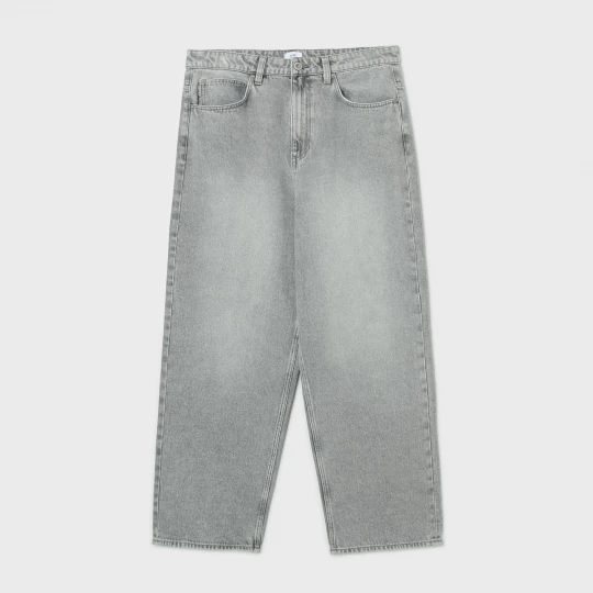 Obrázek produktu Cropp - Džíny super baggy se sepraným efektem - světle šedá
