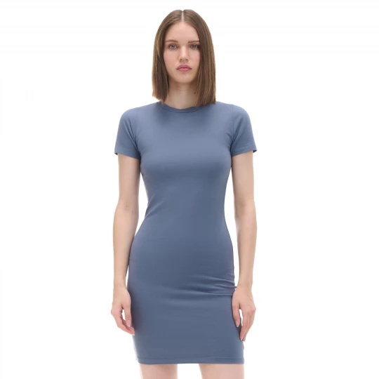 Obrázek produktu Cropp - Hladké mini šaty - tmavomodrá