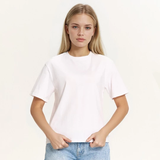 Obrázek produktu Cropp - Jednobarevné tričko basic - bílá