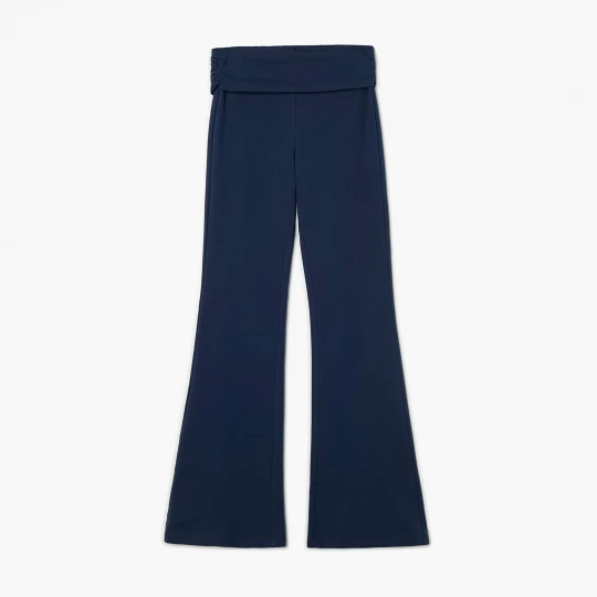 Obrázek produktu Cropp - Kalhoty flare - tmavomodrá