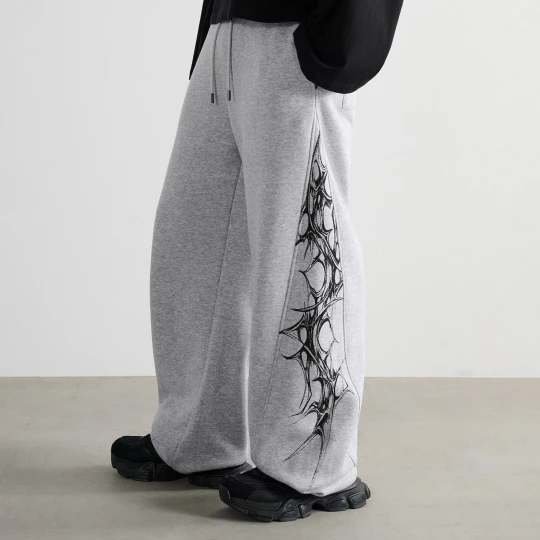 Obrázek produktu Cropp - Kalhoty s potiskem - světle šedá