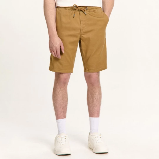 Obrázek produktu Cropp - Kraťasy chino - zlatavá hnědá