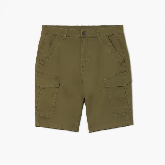 Obrázek produktu Cropp - Kraťasy s cargo kapsami - olivová