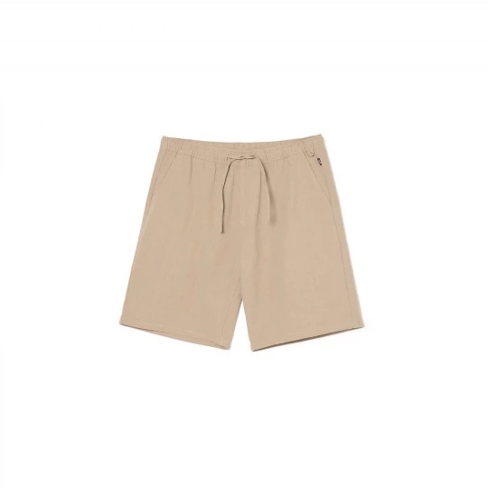 Obrázek produktu Cropp - Kraťasy ze směsi lnu - kávová