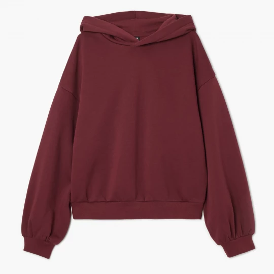 Obrázek produktu Cropp - Mikina s oversize kapucí - hnědá