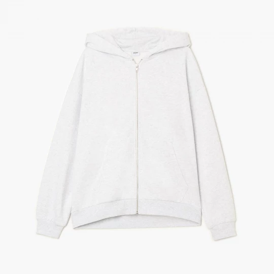 Obrázek produktu Cropp - Mikina s oversize kapucí - světle šedá