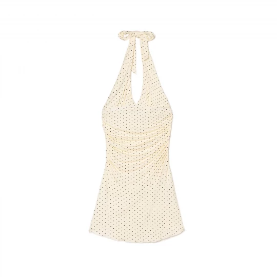 Obrázek produktu Cropp - Mini šaty s ozdobným vázáním - bílá