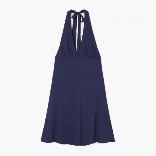 Obrázek produktu Cropp - Mini šaty s ozdobným vázáním - tmavomodrá