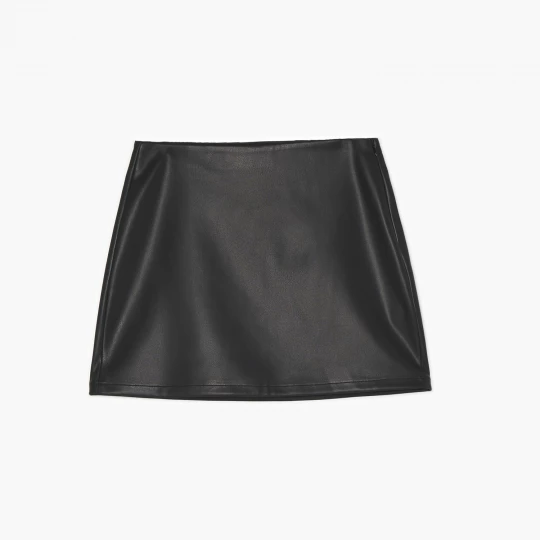 Obrázek produktu Cropp - Minisukně z imitace kůže - černý