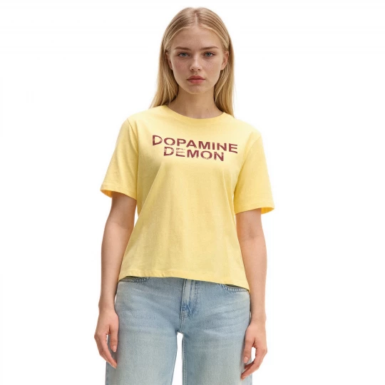 Obrázek produktu Cropp - Oversized tričko s nápisem - tělová
