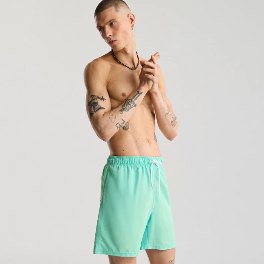 Obrázek produktu Cropp - Plavkové kraťasy - akvamarínová